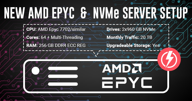 New Dedicated Server AMD EPYC